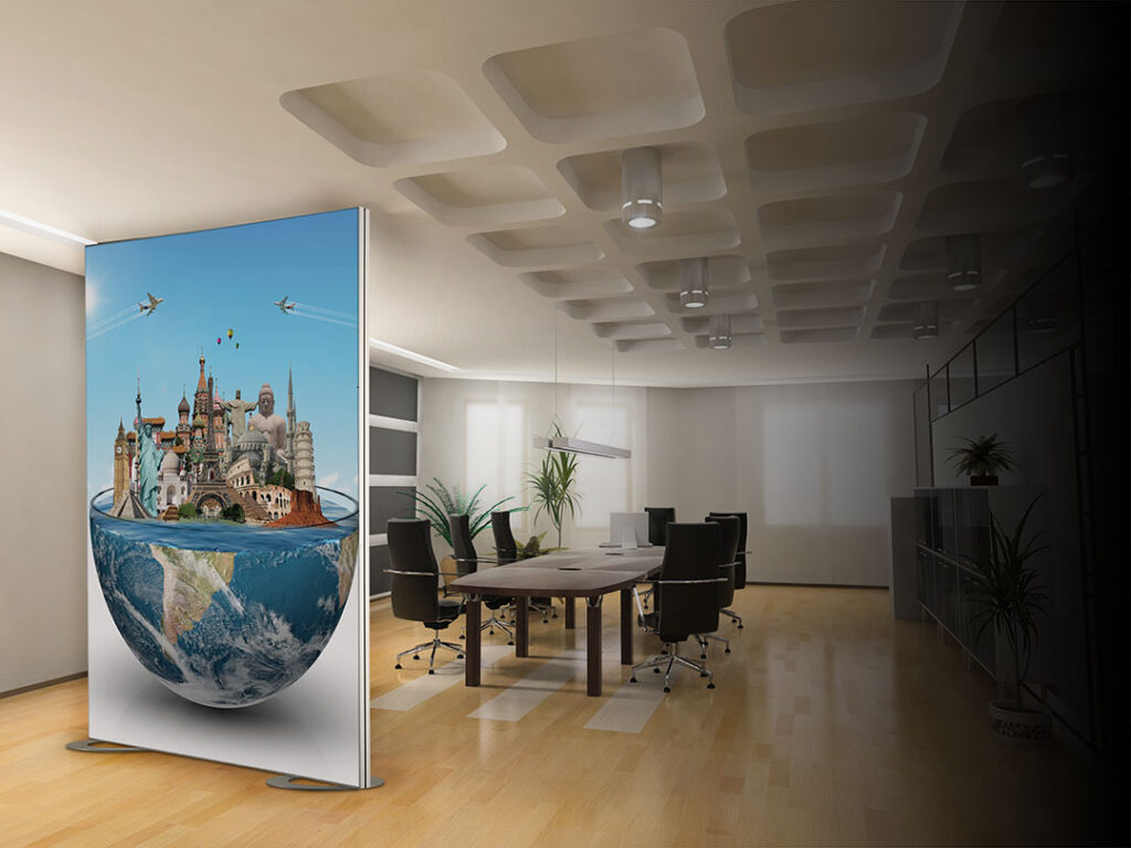 Druckerei, Druck, Textilrahmen mit Gummilippe